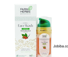 Pure 100% Herbal Face Wash - Hydrating Hyaluronic, Anti-Pimple for Men and Women