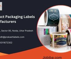 Choose The Best Product packaging labels manufacturers | Prakash Labels