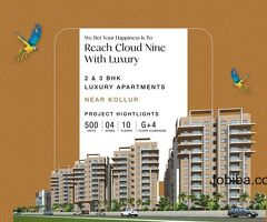 2&3 BHK luxury flats for sale at Kollur | Shreevatsavam by Good Time Builders