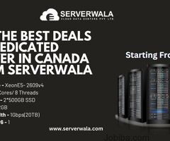 Get the Best Deals on Dedicated Server in Canada from Serverwala