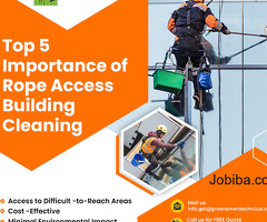 Top 5 Importance of Rope Access Building Cleaning