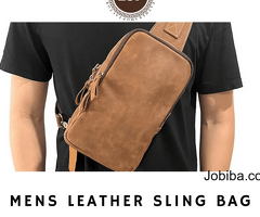 Upgrade Your Style: The Ultimate Guide to Men's Leather Sling Bag – Leather Shop Factory