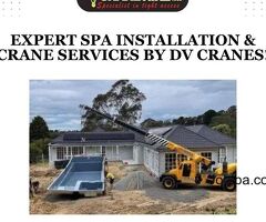 Expert Spa Installation & Crane Services by DV Cranes!