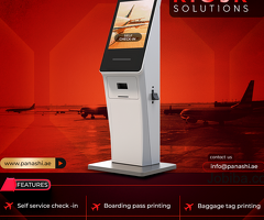 Self Service Kiosk machine hardware and software supplier in Dubai - Panashi