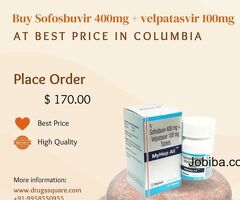 Buy Sofosbuvir 400 mg + velpatasvir 100 mg at best price in columbia