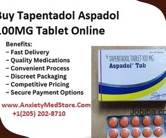 Free Delivery At Your Home Tapentadol 100mg Order Now