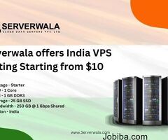 Serverwala offers India VPS Hosting Starting from $10