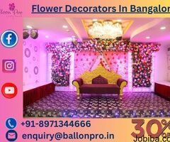 Blossom Brilliance: 30% Off Flower Decorators in Bangalore by Balloonpro