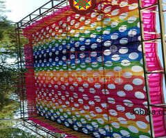 Rainbow Color Backdrop, Ranka Tent Suppliers.