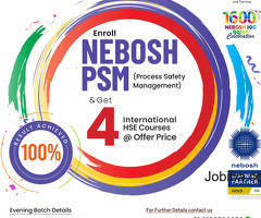 Advance your career with the NEBOSH PSM course!