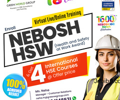 NEBOSH HSW course in Mumbai get 4 course at Offer