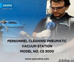 Personnel Cleaning Pneumatic Vacuum Station - Guardair CS3000 by Saurya Safety