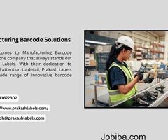 Manufacturing Barcode Solutions in Noida With Prakash Labels