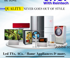 Reintech | Led TVs, ACs, Washing Machines &Coolers manufacturer.