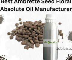 Best Ambrette Seed Floral Absolute Oil Manufacturer