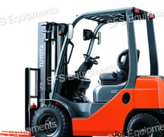 Warehouse Operations with Toyota Electric Forklifts for Rent at SFS Equipments