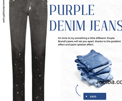 Factory87: - purple denim jeans for Women at a reasonable price