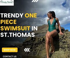 Girls trendy one piece swimsuits in St.Thomas
