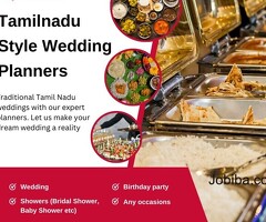 Shree Caterers| Tamilnadu Style Wedding Planners in Bangalore