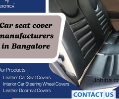 Exotica Leathers| Car seat cover manufacturers in Bangalore