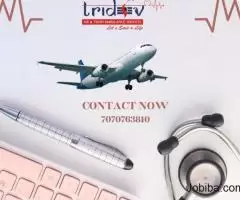Quickly Call Tridev Air Ambulance Service in Darbhanga for High-Class Medical Amenities
