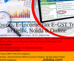 Accounting Course in Delhi 110045, Get Valid Certification by SLA. GST and
