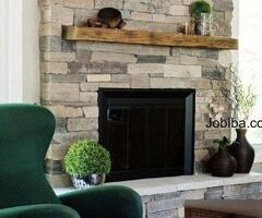 Stone Selex`s fireplace stone refacing products bring, revitalize your living area