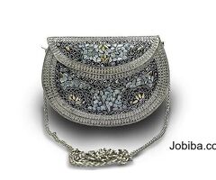 Themareese Bridal Bags: Boho Style & Elegant Silver Clutches