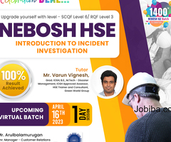 Pursue NEBOSH Incident Investigation @offer Price